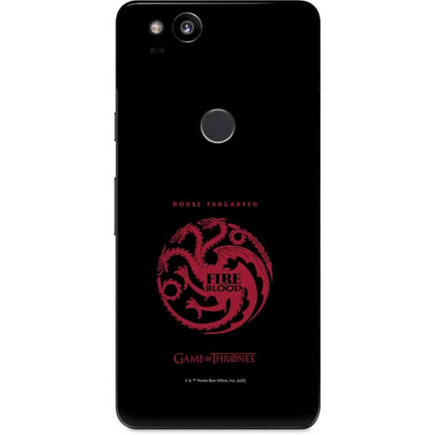 Game of Thrones: House Targaryen Google Pixel 2 Skin